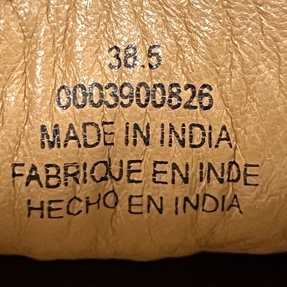 New Free People brown suede loafers with chain detail - Picture 7 of 8